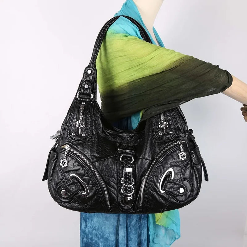 Damen-Handtasche Leopard Muster Großes Top-Handle Shopper Mit Vielseitiger Nutzung