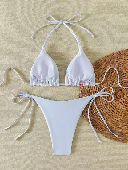 Roter Bikini-Set mit Push-up-Effekt – Sexy Bademode für den Strand und Pool