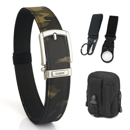 VATLY Rigid Tactical Gürtel Herren Nylon Metall-Schnalle Duty Casual