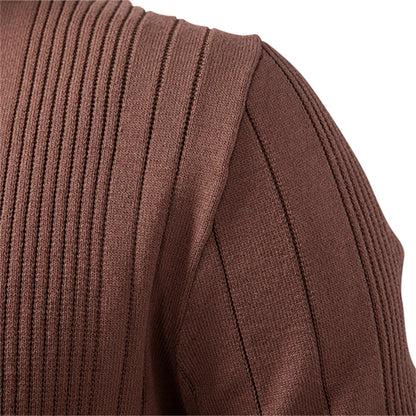 Premium Langarm Poloshirt Herren Knitterresistent Business