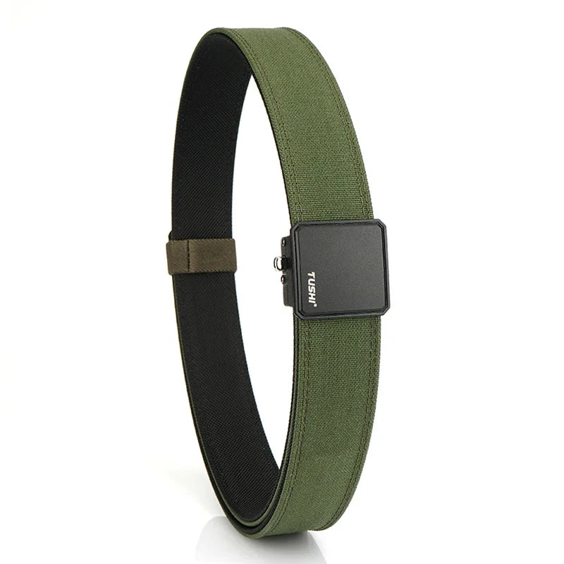 VATLY Hard EDC Tactical Gürtel Herren Nylon Rigid Automatik-Schnalle
