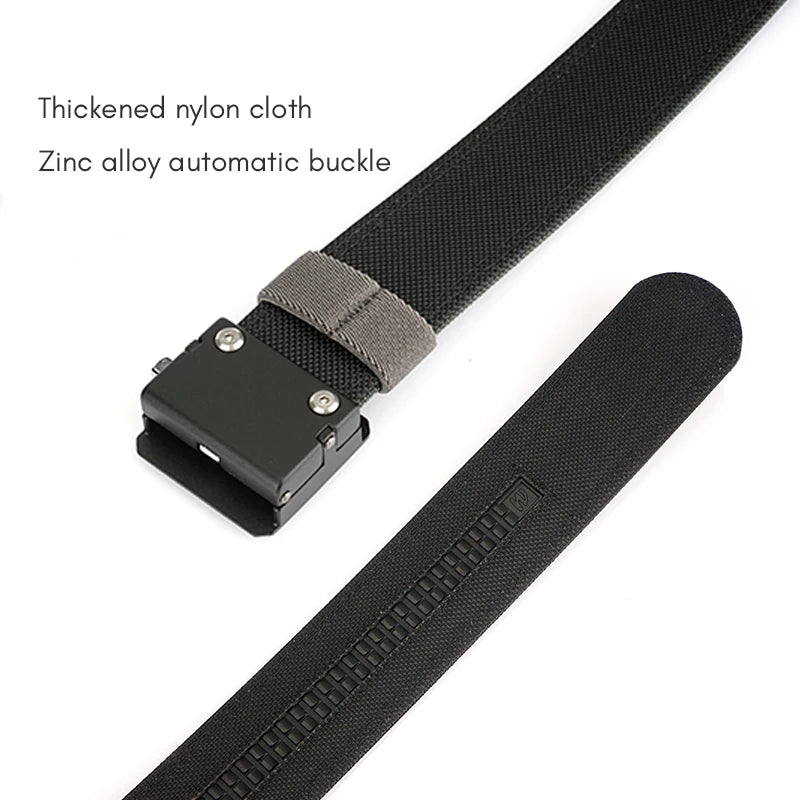 VATLY Hunting Tactical Gürtel Herren Nylon Automatik-Schnalle Jagd