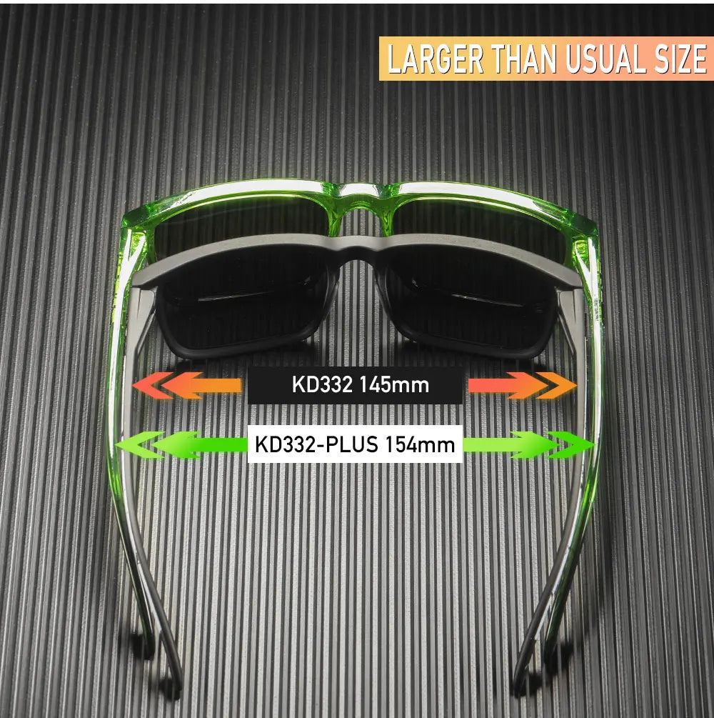 Sonnenbrille übergroß quadratisch polarisiert 64mm Angeln Herren
