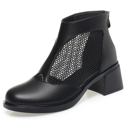 Damen Mesh Stiefeletten Atmungsaktiv Große Größen