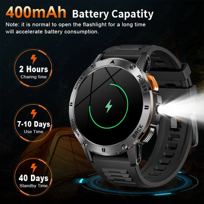 LIGE Outdoor-Sport-Smartwatch mit 1,53 Zoll Display und robustem Design