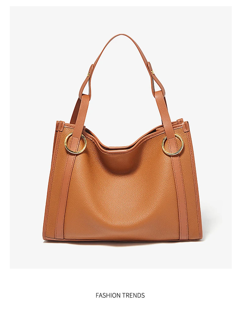 Damen Handtasche Aus Echtem Leder Mit Große Kapazität Geschenk Für Liebhaber