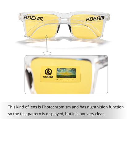 Sonnenbrille quadratisch polarisiert Reißverschlussetui 30 Farben Unisex