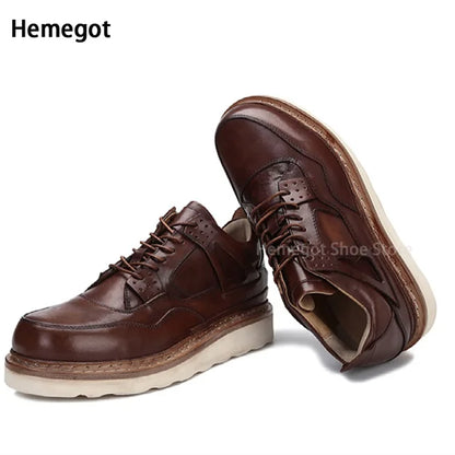 Schnürschuhe aus Echtleder für Herren – klassisch & bequem