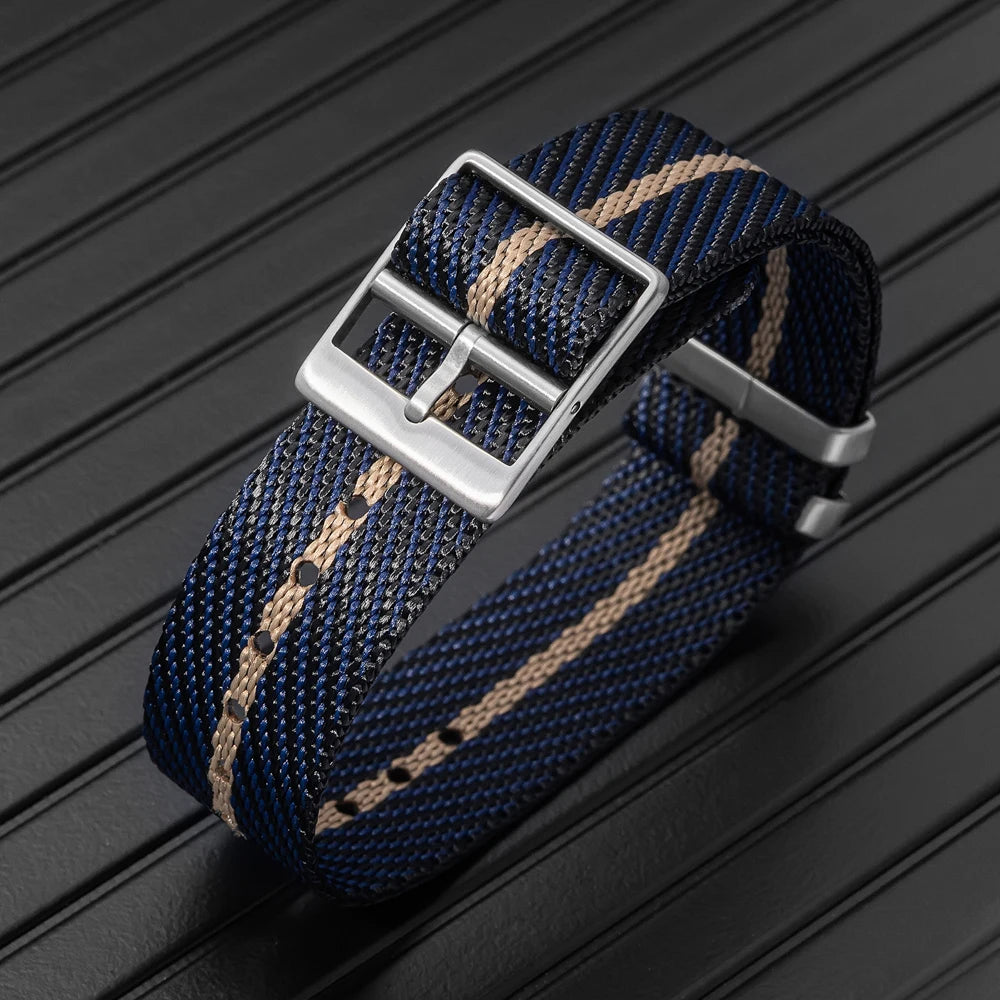 Uhrenarmband aus Nylon 20 mm – Universal-Ersatzband fuer Taucheruhren