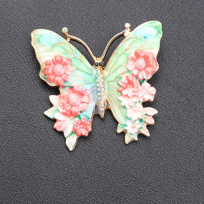 Brosche Schmetterling Emaille Mode Tier Pin Schmuck Damen