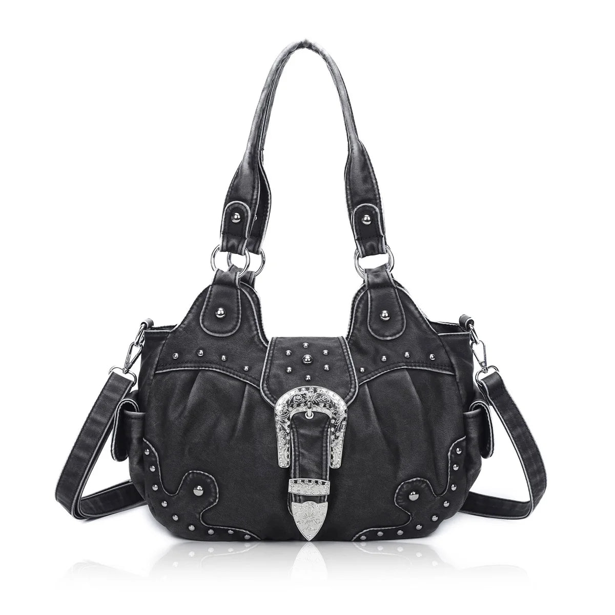Damen-Handtasche Satchel-Stil Top-Griff mit Mehrfachfächern Innenfach Telefonfach Geldscheinfach