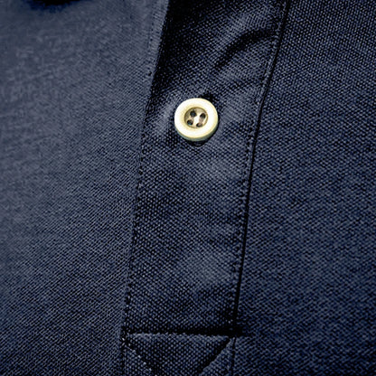 Herren Polo-Shirt aus 100 Prozent Baumwolle im einfarbigen Casual-Stil