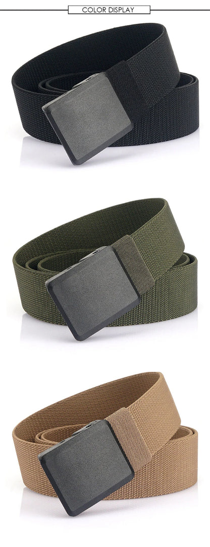 Unisex Elastischer Gürtel für Outdoor Aktivitäten Leicht Flexibel zum Wandern und Angeln Metallfrei