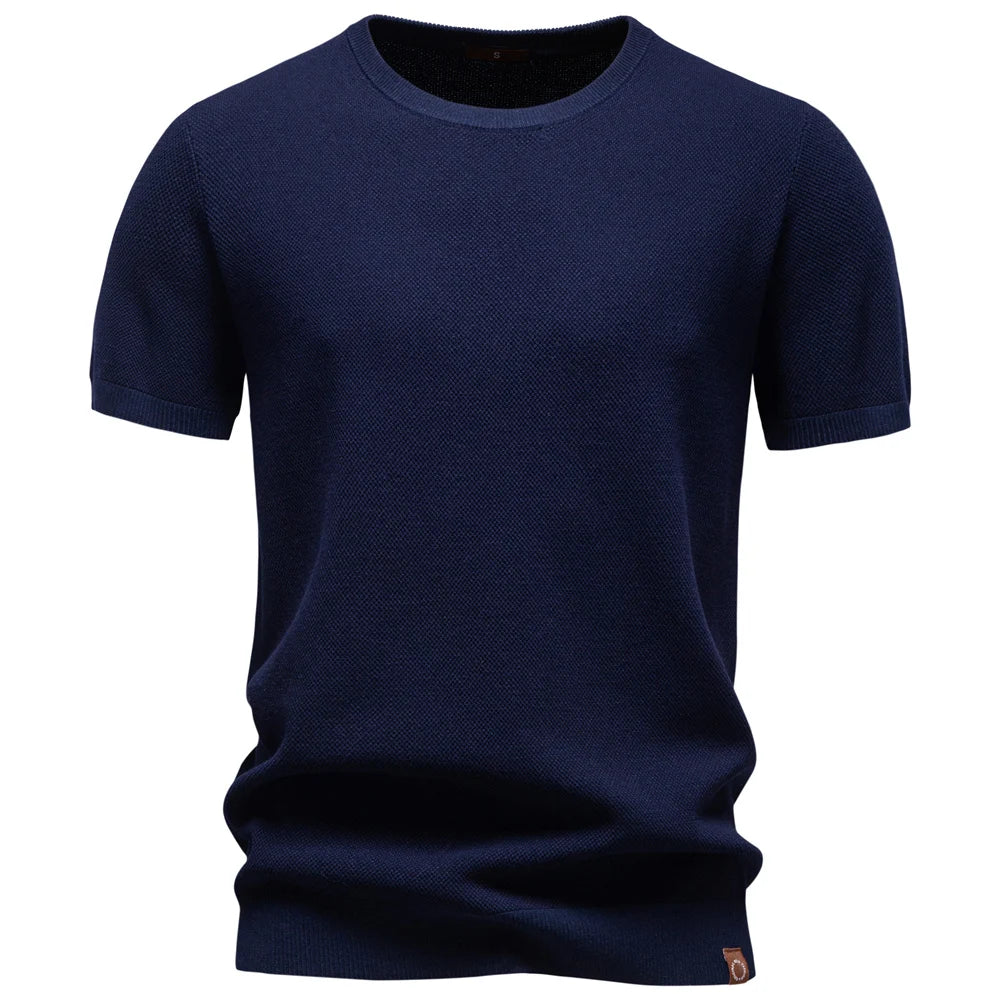 Atmungsaktives Herren Tshirt Aus Kühlender Eisseide Für Den Sommer
