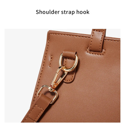 Damen Handtasche aus PU Leder im Minimalis Retro-Stil