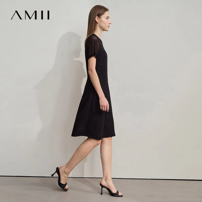 Elegantes Schmales Bürokleid Mit Stretch Für Bürodamen