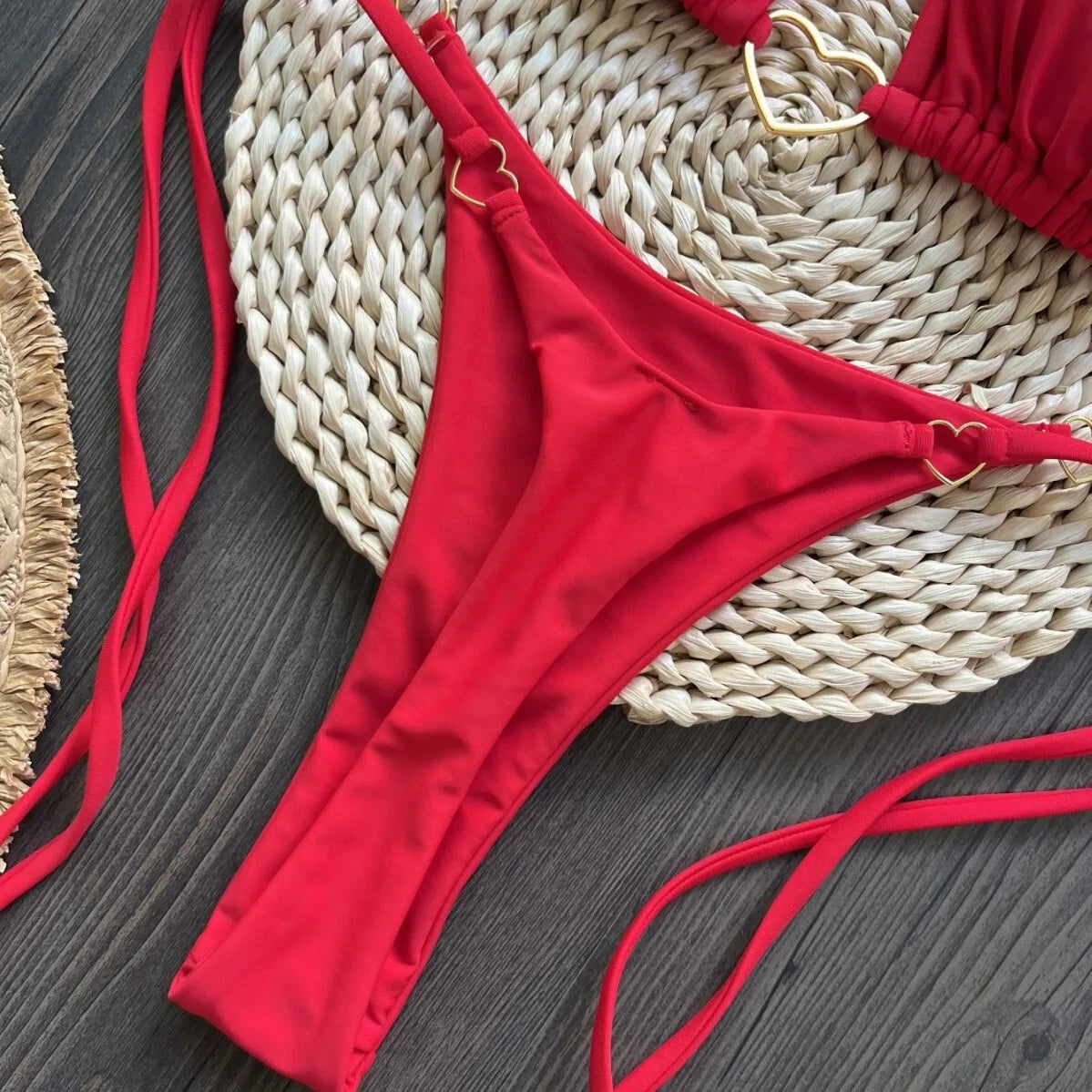 Sexy Push-Up-Bikini-Set für Damen mit brasilianischem Schnitt – ideal für Strand und Pool