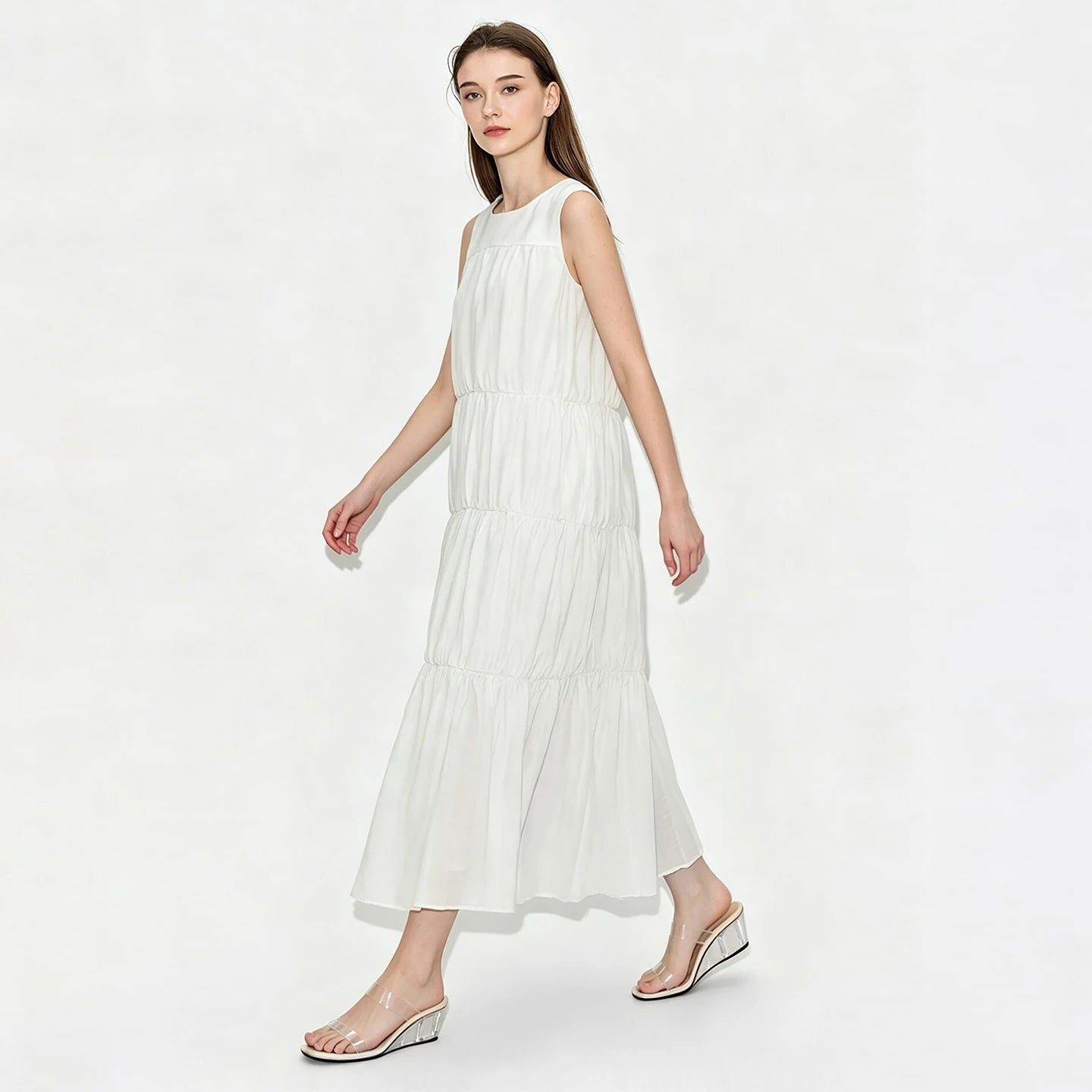 Traumhaftes Damen Strand Kleid Aus 100 Prozent Baumwolle
