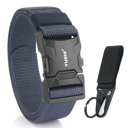 Herren-Gürtel aus Nylon für Outdoor-Einsätze mit robustem Design und Schnellverschluss
