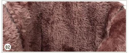 AIYUQI 2025 New Genuine Leather Women Wool Boots Thick Warm Winter Snow Boots Large Size 41 42 43 Motorcycle Boots Women