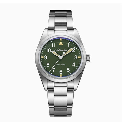 ADDIESDIVE New Watch For Men's Reloj Hombre AD2502 VH31 Movement Titanium Alloy 36mm 100M Waterproof Luminous Quartz Watches