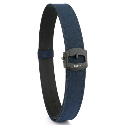 Herren-Taktischer Gürtel aus Nylon mit automatischer Metallschnalle für Outdoor-Einsatz