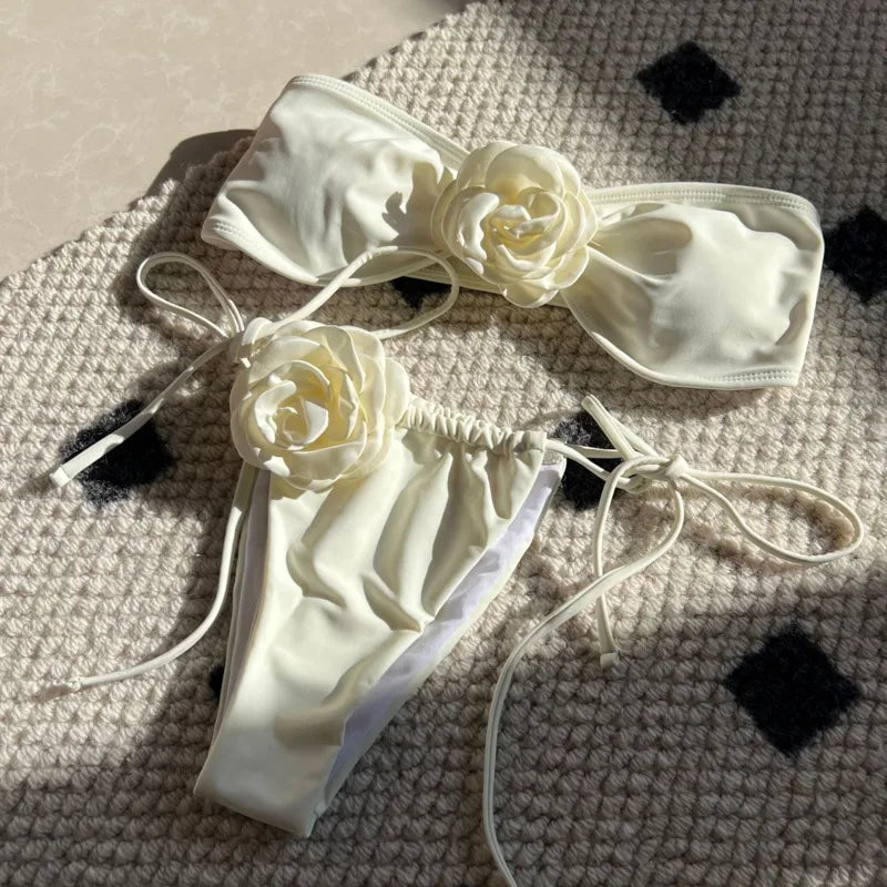 Sommerlicher Push-up-Bikini im brasilianischen Stil – ideal für Strand und Pool