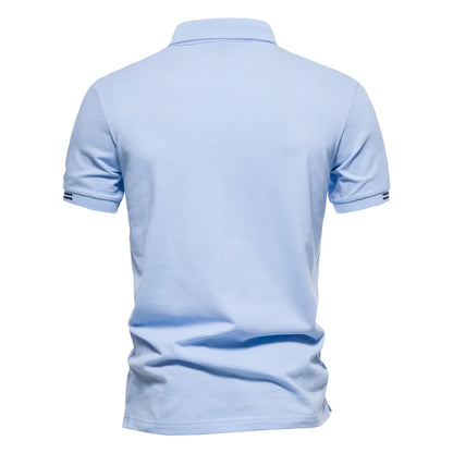 Weiches Herren Polo 100% Baumwolle Atmungsaktiv Locker Cool