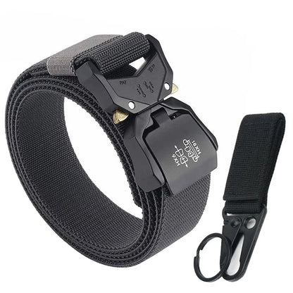 Unisex-Gürtel Schnellverschluss aus Nylon Elastisch 3,8 cm Breite Robuste Verarbeitung Alltagstauglich