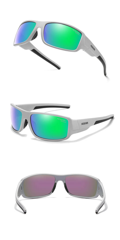 Sonnenbrille Sport polarisiert Cat.3 Druckmuster Rahmen Herren