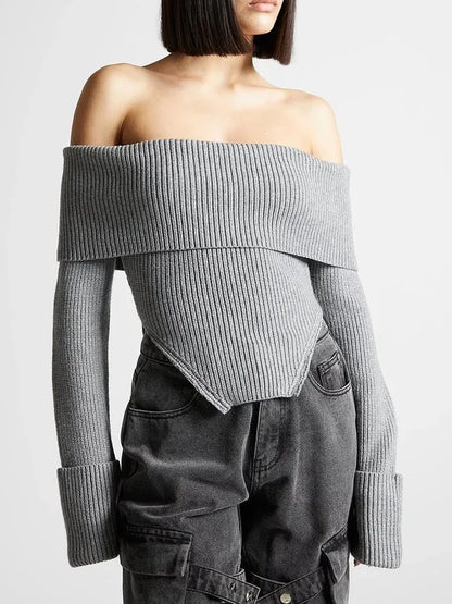 Eleganter Damenblazer mit Notch-Kragen, langen Ärmeln und Patchwork-Taschen – stilvoll und vielseitig.