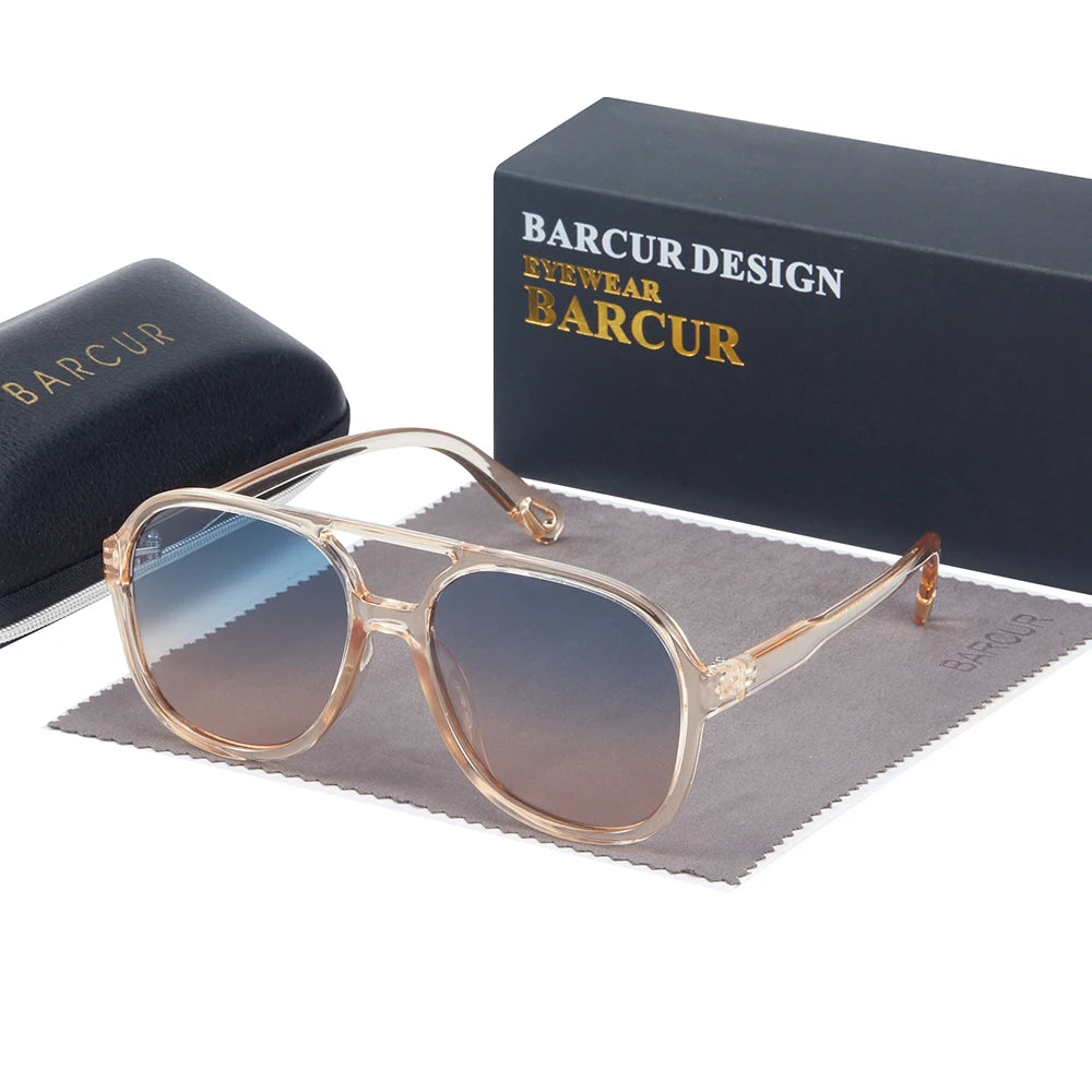 Damen-Sonnenbrille quadratisch 70er Retro Polaroid photochrom UV400