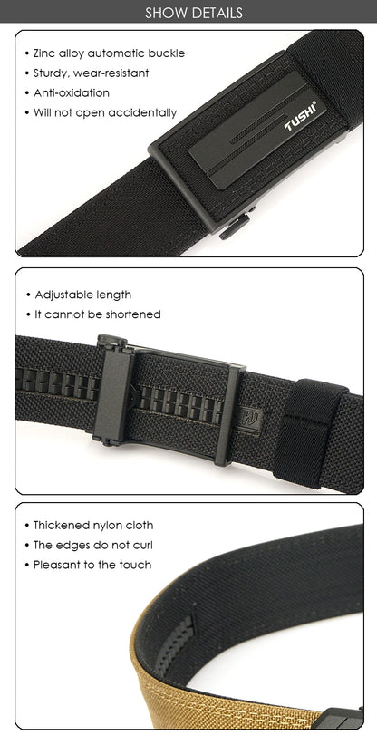VATLY Dicker Tactical Gürtel Herren Nylon Militär Pistolen-Gürtel Arbeit