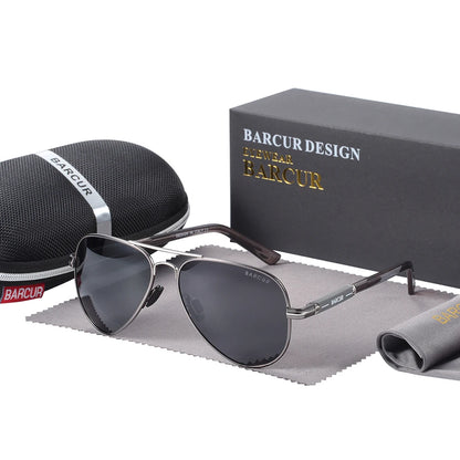Sonnenbrille Pilot polarisiert Fahren Herren Spiegel