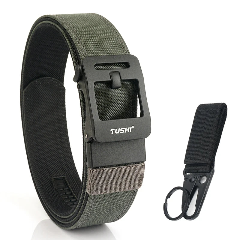 VATLY EDC Rigid Gürtel Herren Nylon Tactical Gun Belt Automatik-Schnalle