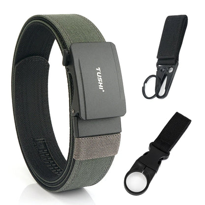 Herren-Gürtel aus Nylon mit Metall-Automatik-Schnalle für Outdoor IPSC Alltag und Freizeit