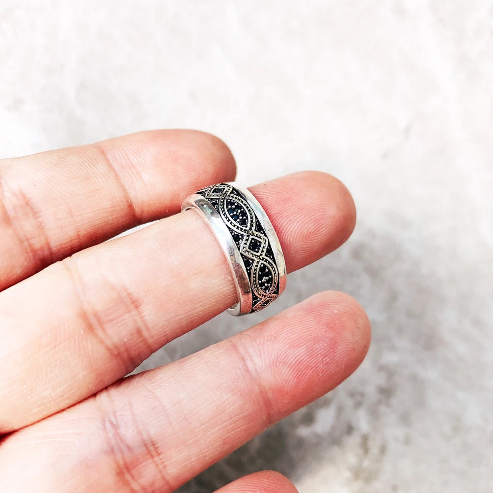 Damen-Ring Liebesknoten Welle golden aus Sterlingsilber