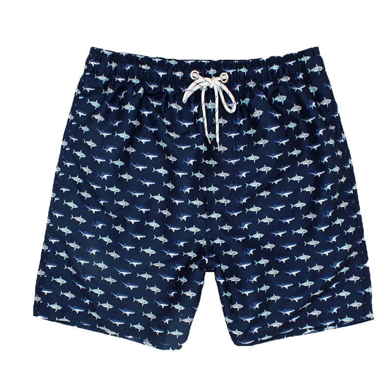 Herren-Shorts aus Polyester mit Reißverschlusstasche – schnelltrocknend für Gym, Surfen und Strand