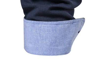 Herren Oxford Hemd aus Baumwolle mit langen Ärmeln für Casual-Look