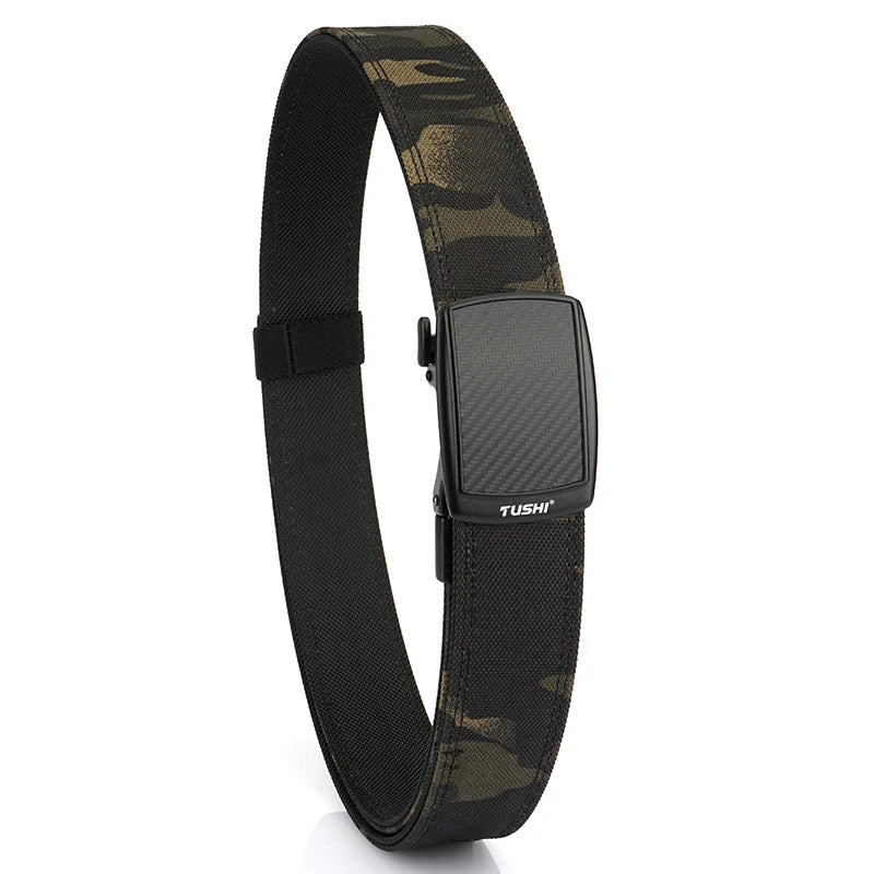 Herren-Gürtel mit Automatischer Metallschnalle aus Nylon Militärisch-Taktisch Robust