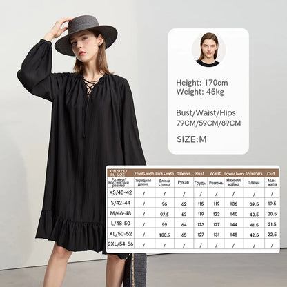 Elegantes Damen Midi Kleid Mit V-Ausschnitt Und Viskose