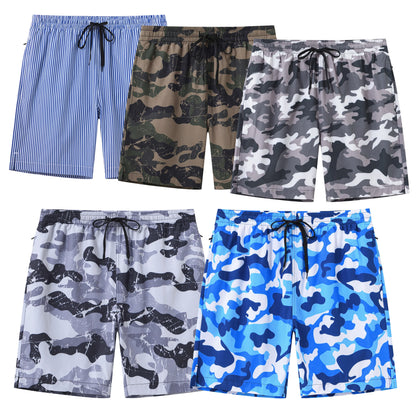 Herren-Badeshorts mit Mesh-Futter – Ideal für Strand und Sport