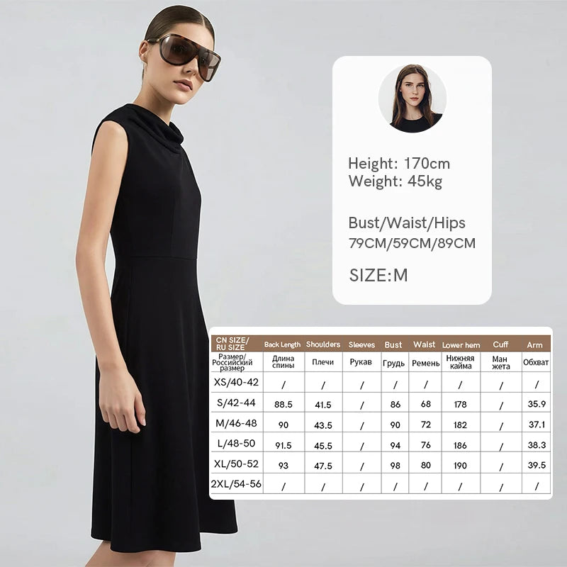 Elegantes Damen Midikleid Aus Stretch Mit Taillierter Passform