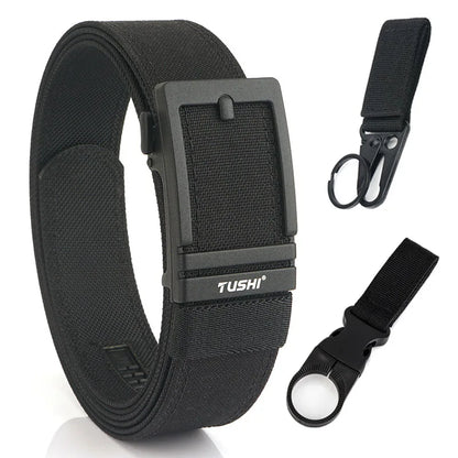 Unisex-Taktischer Gürtel aus 1100D Nylon mit Zinklegierung-Schnalle und Schnellverschluss 3,8 cm Breite