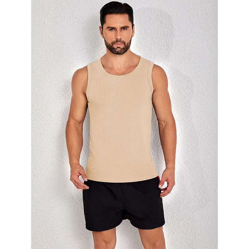 Ärmellose Herren-Sommerweste – Slim Fit und atmungsaktiv für Sport und Freizeit