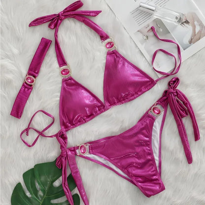 Sexy Bikini-Set für Damen mit Push-up-Effekt – ideal für Strand und Pool