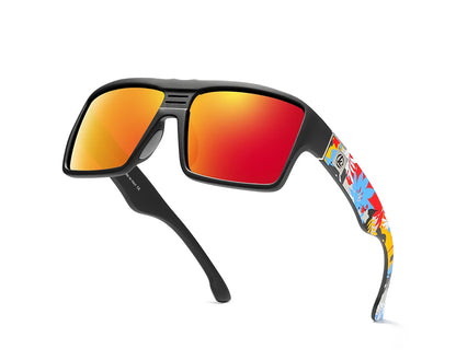 Sonnenbrille quadratisch polarisiert schlagfest antireflektierend Cat.3 Herren