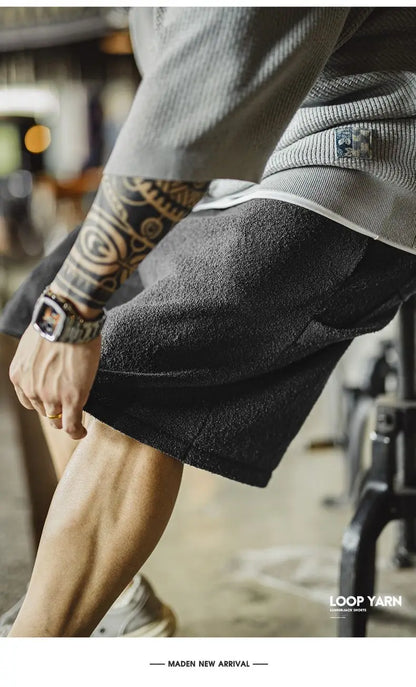 Herren Shorts im lässigen Stil mit elastischem Bund und Taschen