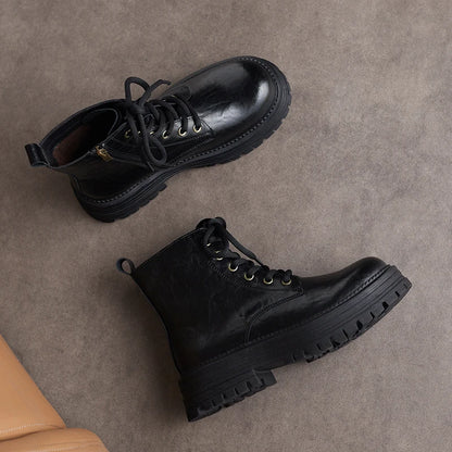 AIYUQI Women's Ankle Boots 2025 New Anti-slip Desert Short Boots Women Winter Platform British Style Women's Booties