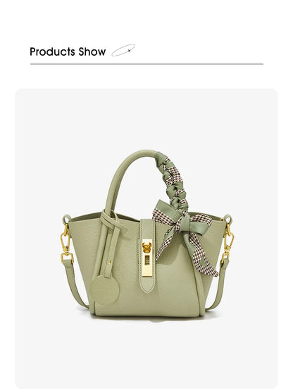 Damen Handtasche aus Split-Leder im Crossbody-Stil Luxus